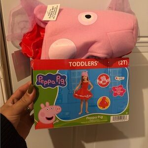 Peppa Pig Pink and Red Toddler Dress Set